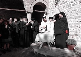 Αρχιερατική Θεία Λειτουργία  στην Ιερά Μονή Αγίου Γεωργίου Μυροφύλλου 