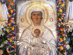 Τρίκαλα: Αγιασμός για την Παναγία Ελευθερώτρια στον ναό του Αγίου Κωνσταντίνου 