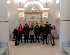 Οι μαθητές του 1ου ΕΠΑΛ Τρικάλων στην εβραϊκή συναγωγή