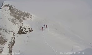 Ανεβαίνοντας στην χιονισμένη κορυφή Λουπάτα των Τρικάλων (video)