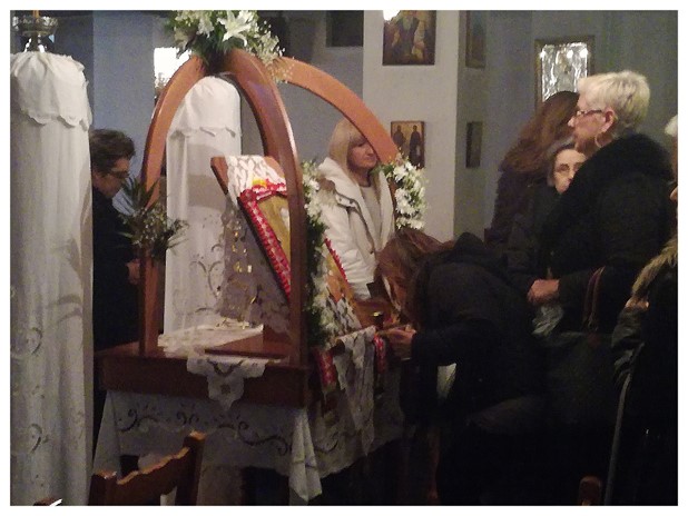 Συνεχίζεται το προσκύνημα του Ιερού αποτμήματος του Αγίου Κυπριανού στα Αμπελάκια
